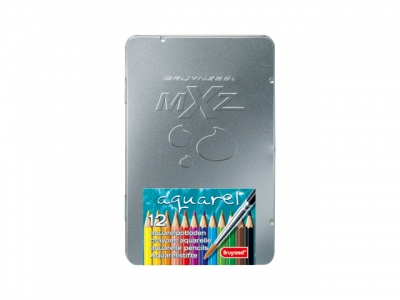 MXZ Aquarel Tin 12 Water Colour Pencils 3535M12